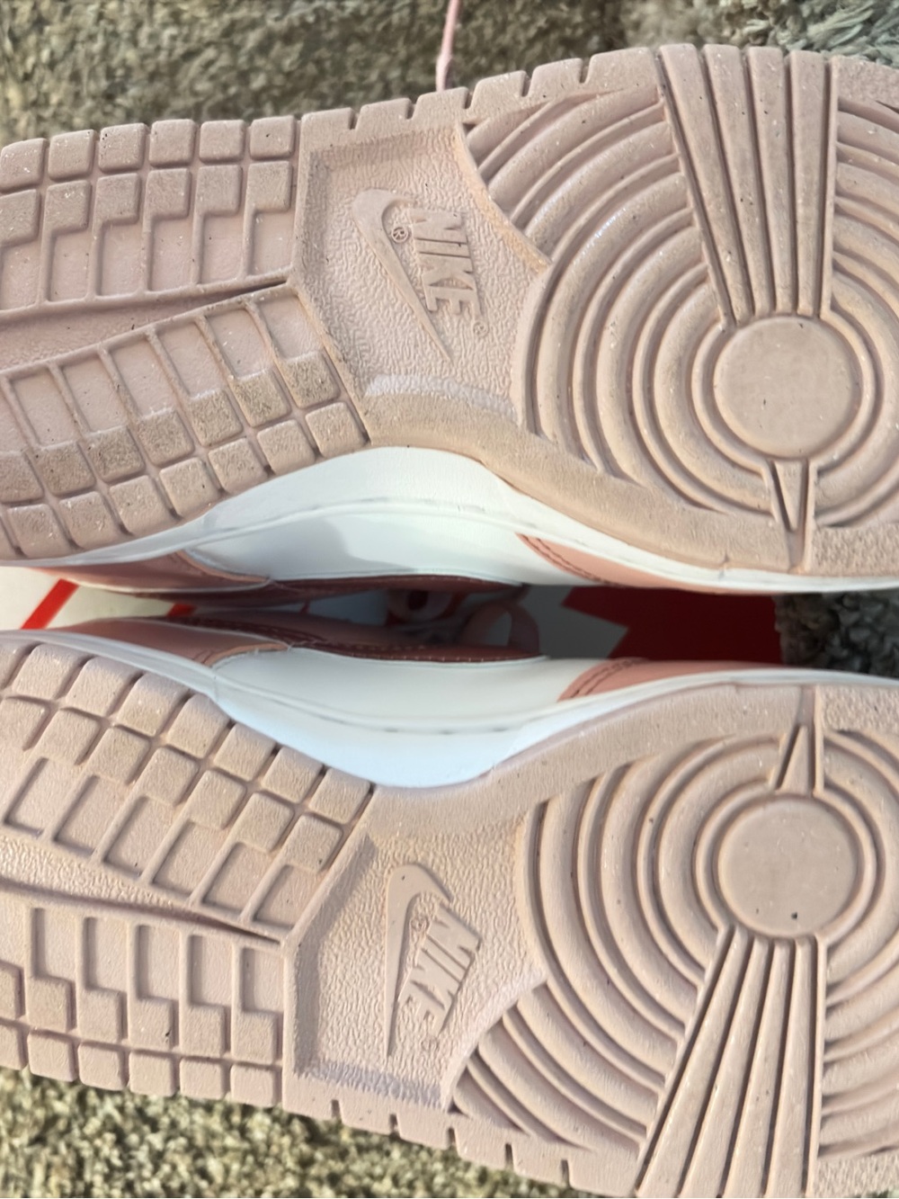 Nike Women's Pink Glaze and White Low-Top Sneakers 6.5 y = 8 women’s - Picture 2 of 10